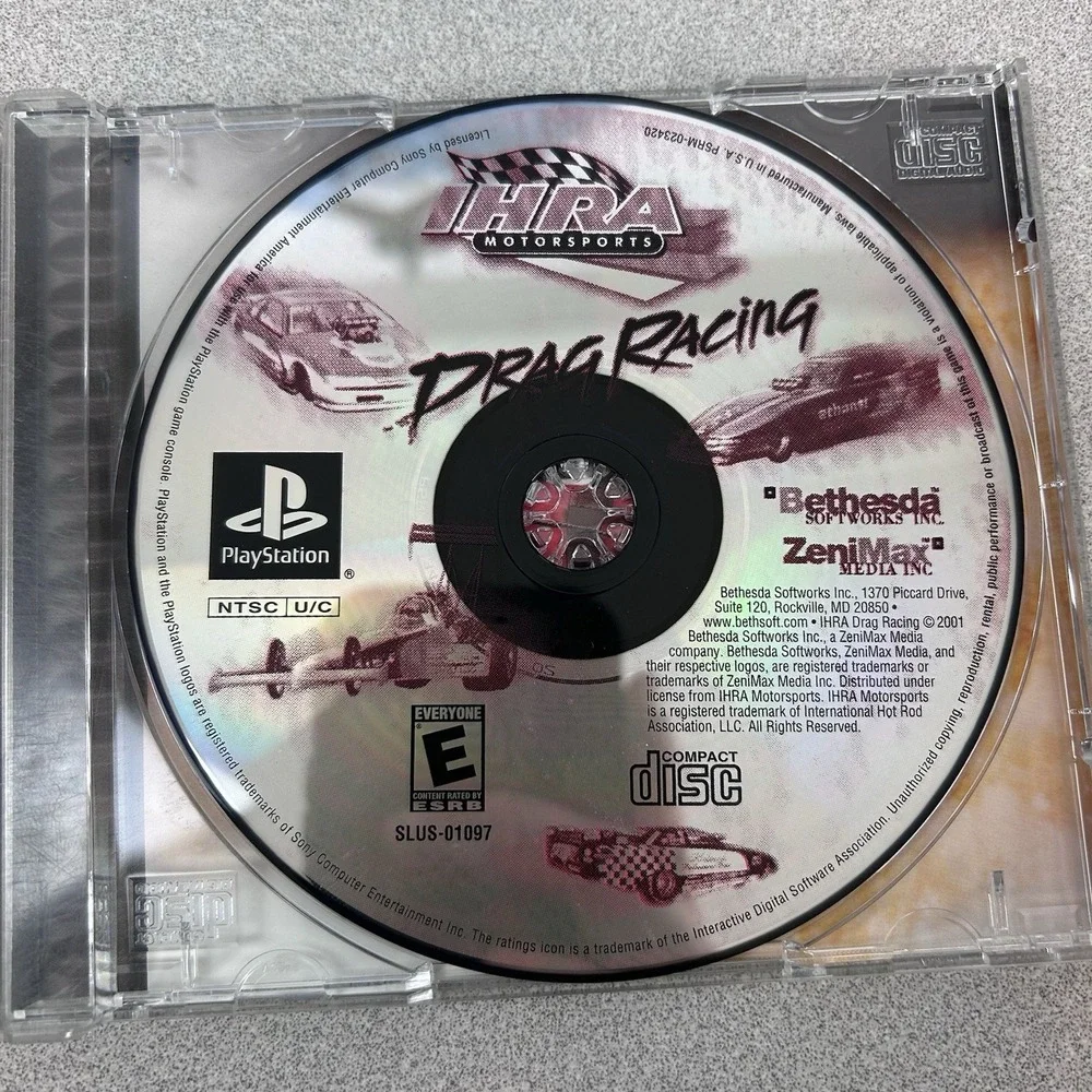 IHRA‎ Motorsports Drag Racing (Sony PlayStation 1) PS1 Complete CIB